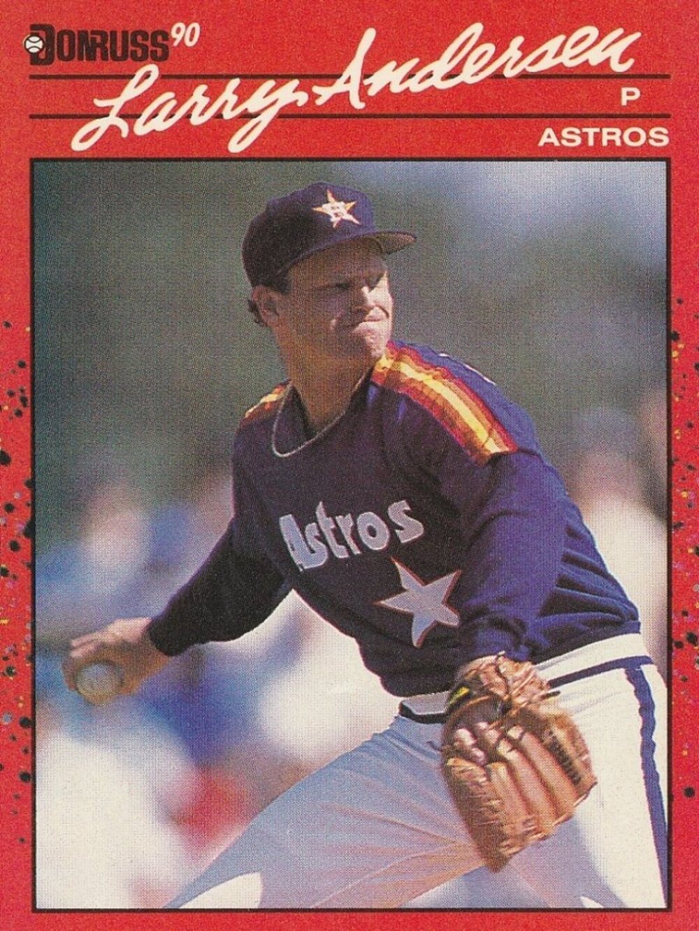 Larry Andersen - Donruss 90 Baseball Card